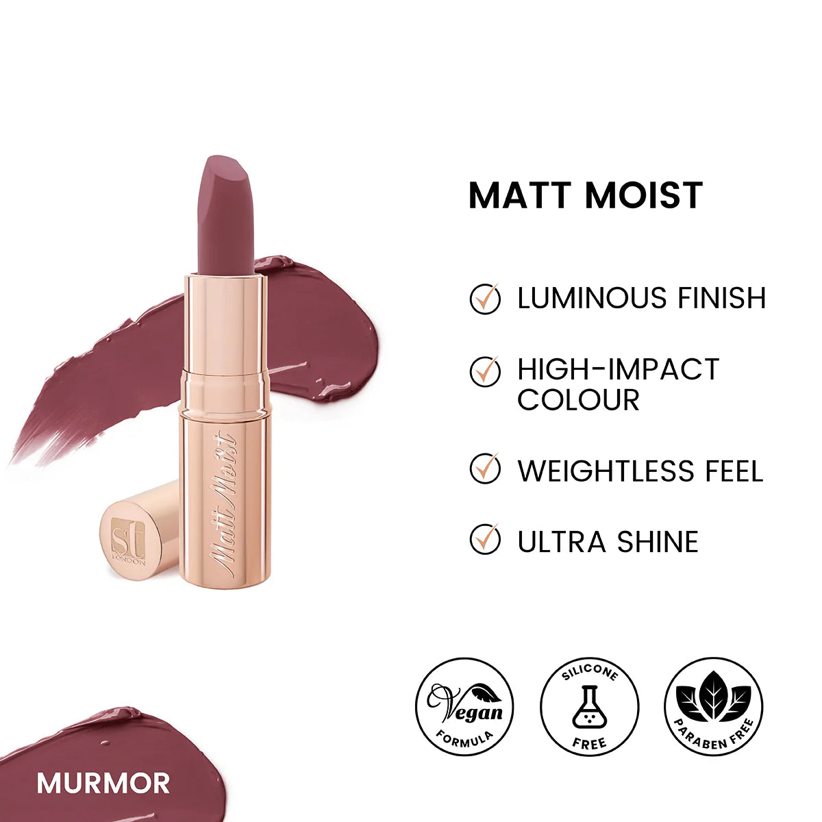 AURA Matt Moist Lipstick
