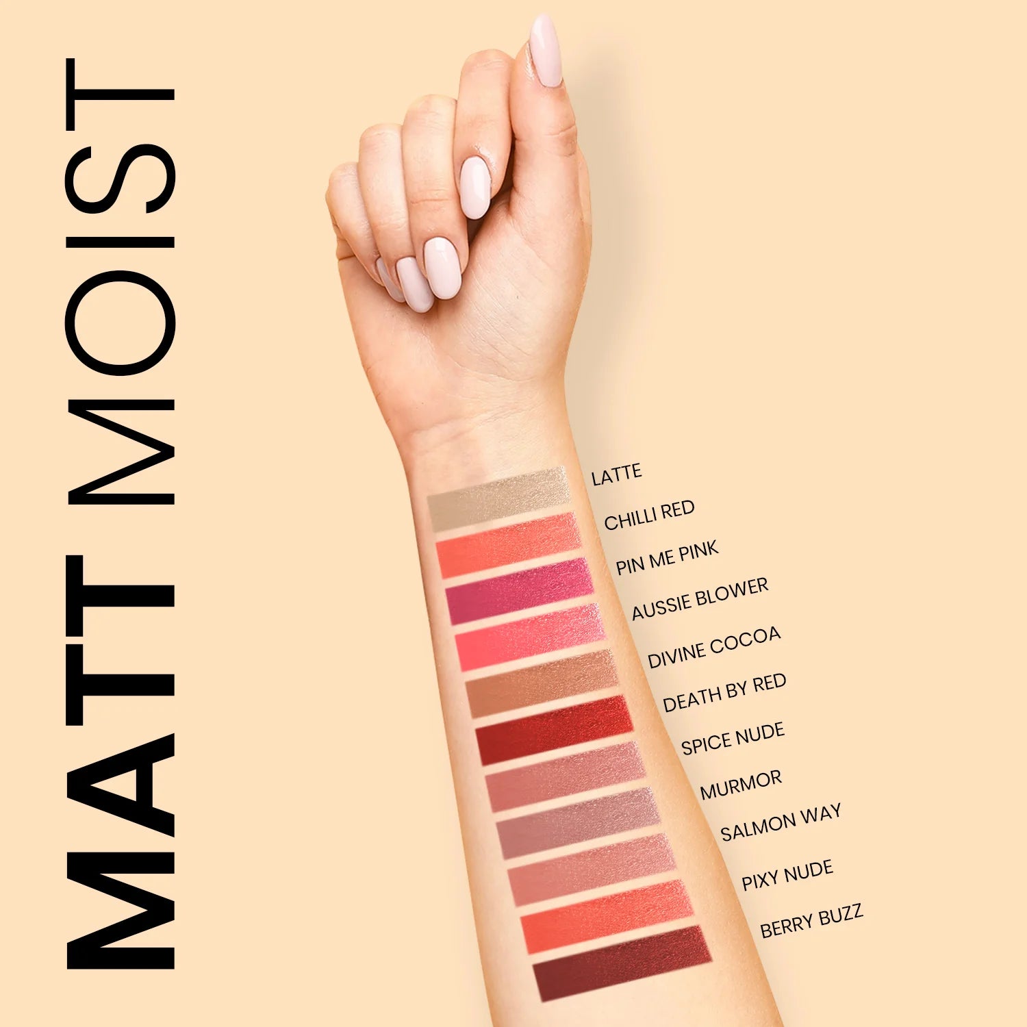 AURA Matt Moist  Lipstick