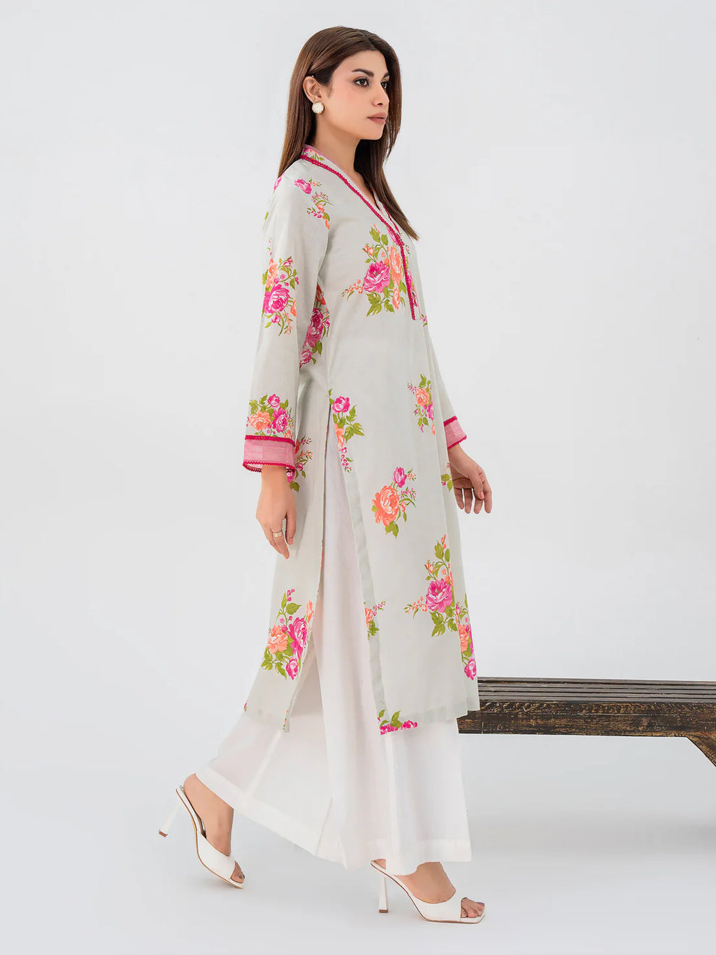 AURA Khaddar Shirt-Printed (Pret)