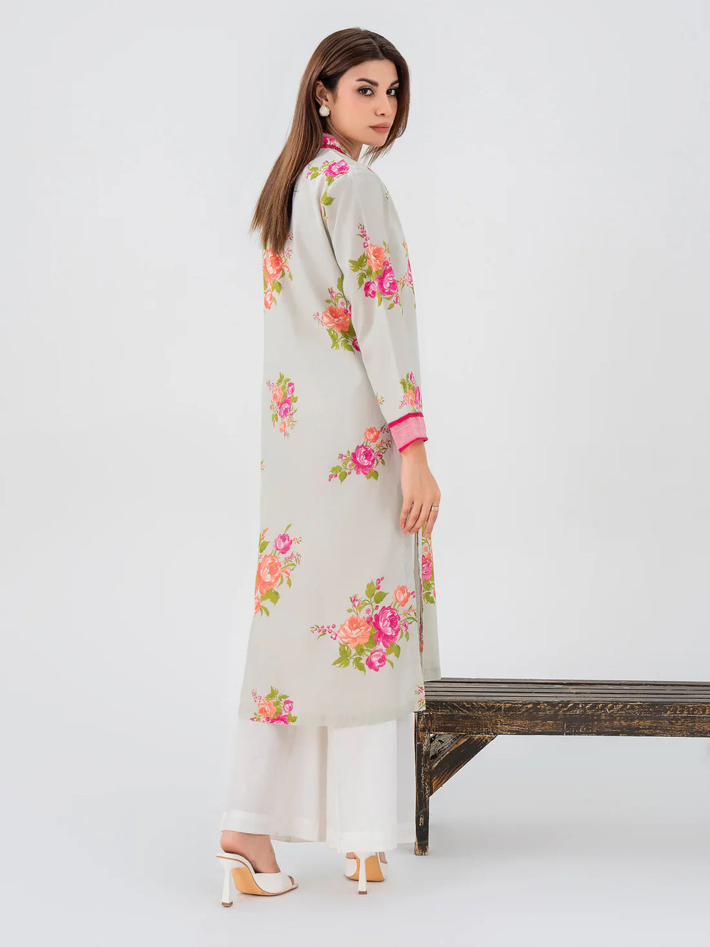 AURA Khaddar Shirt-Printed (Pret)