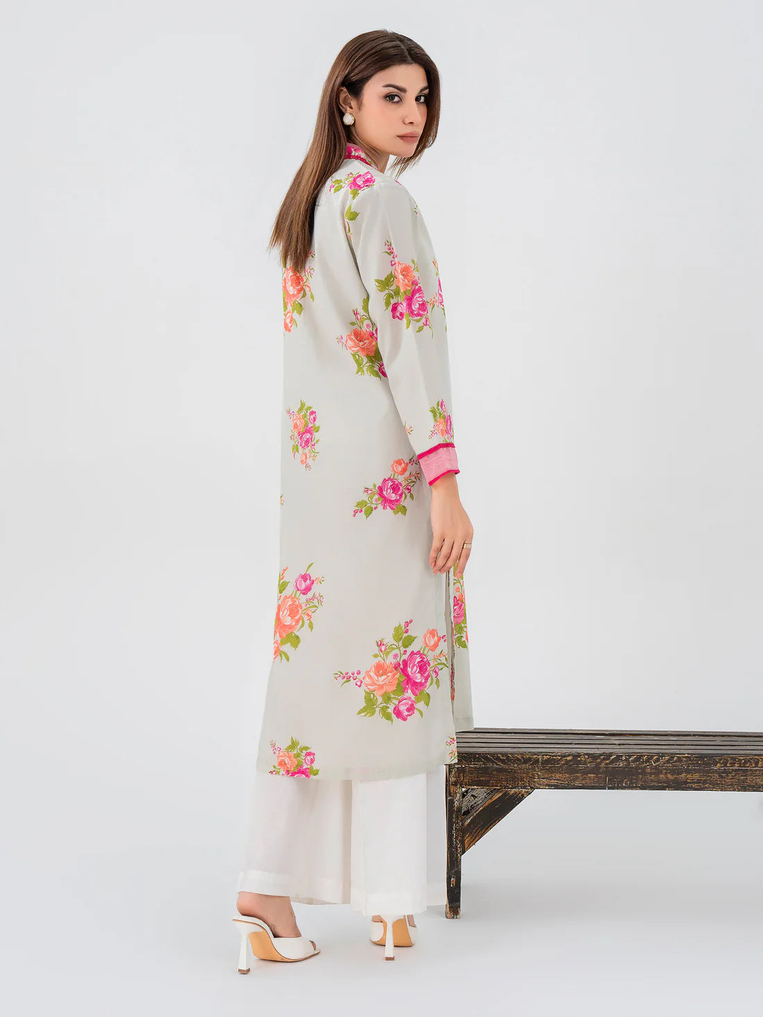 AURA Khaddar Shirt-Printed (Pret)