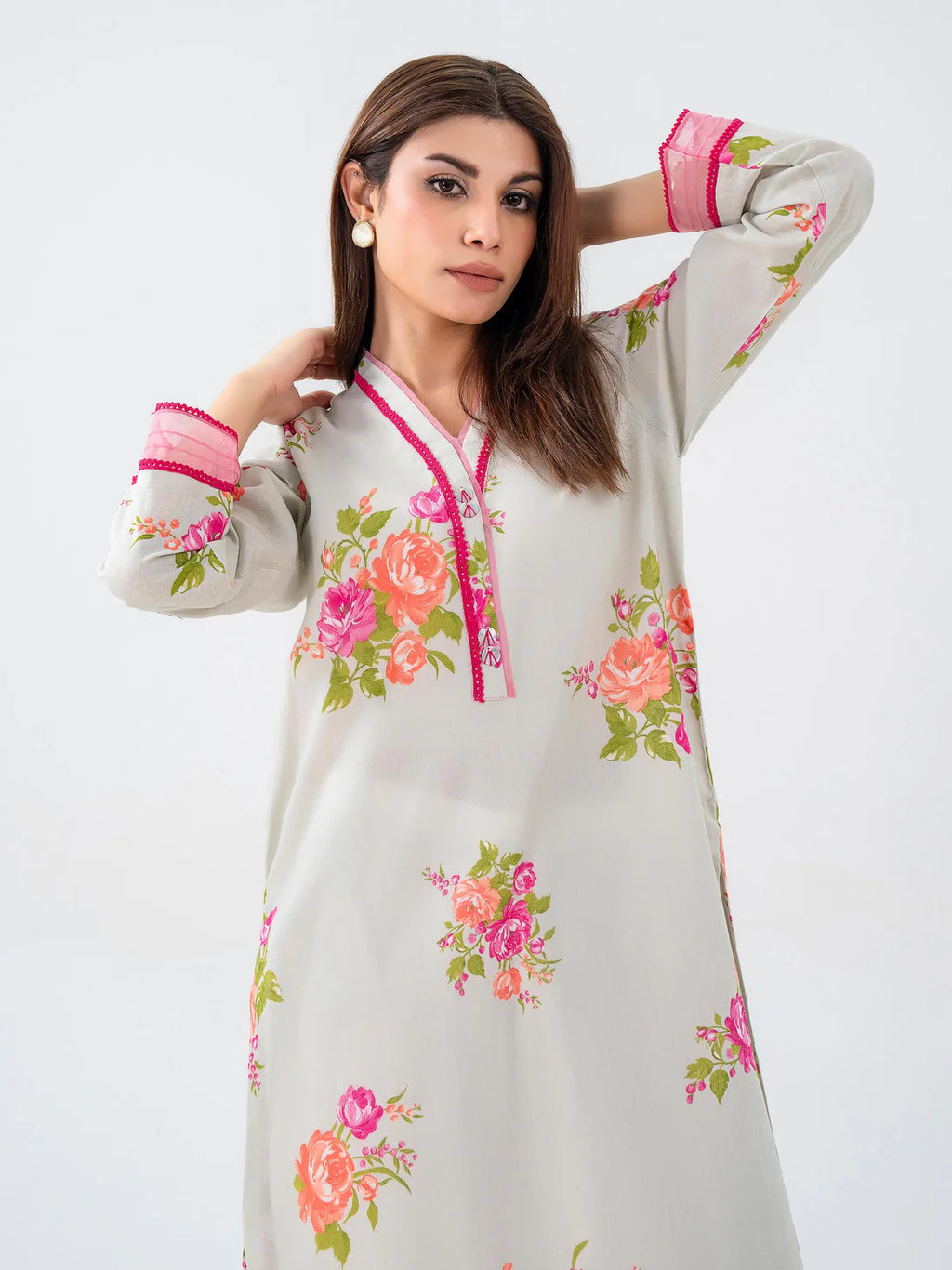 AURA Khaddar Shirt-Printed (Pret)