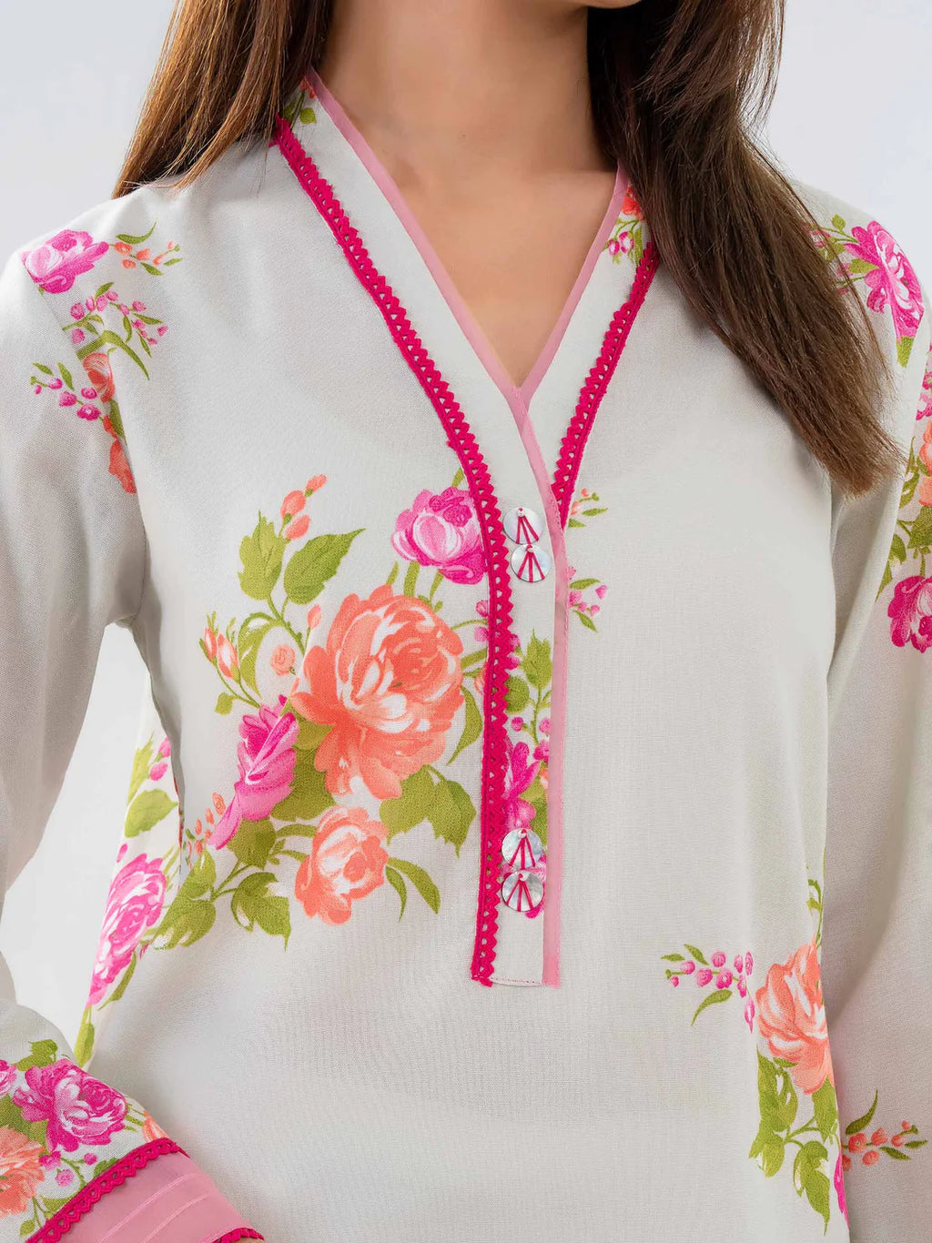 AURA Khaddar Shirt-Printed (Pret)