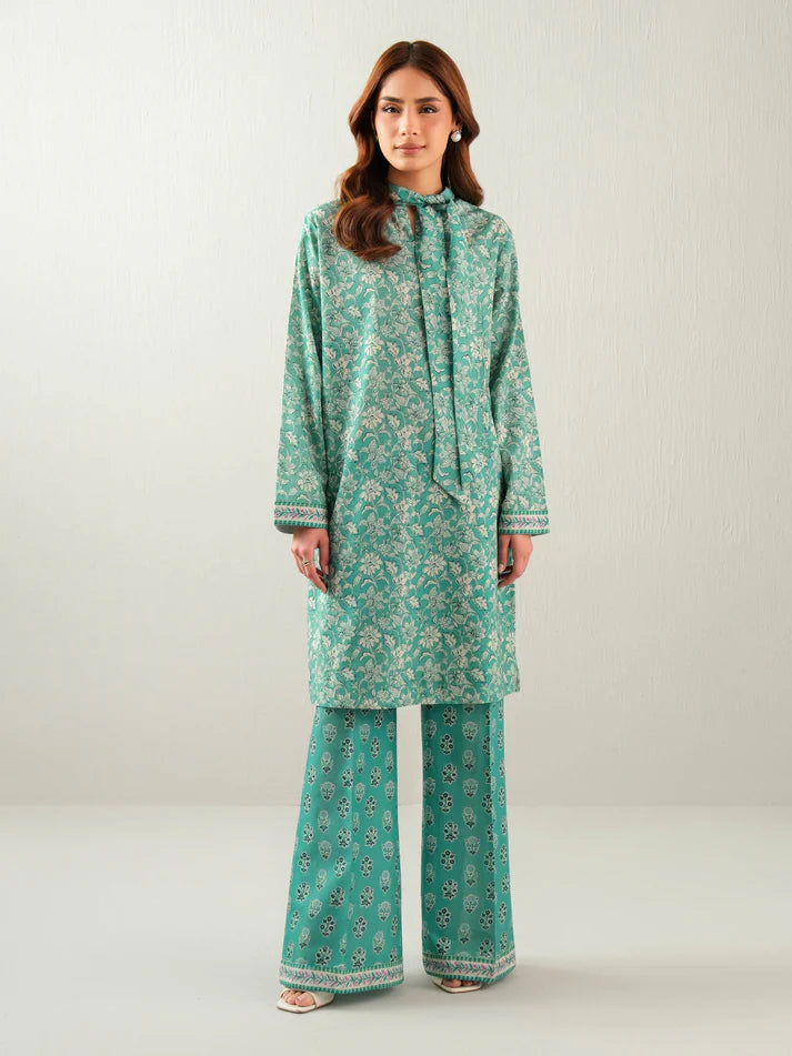 AURA 2 Piece Khaddar Suit-Printed (Unstitched)