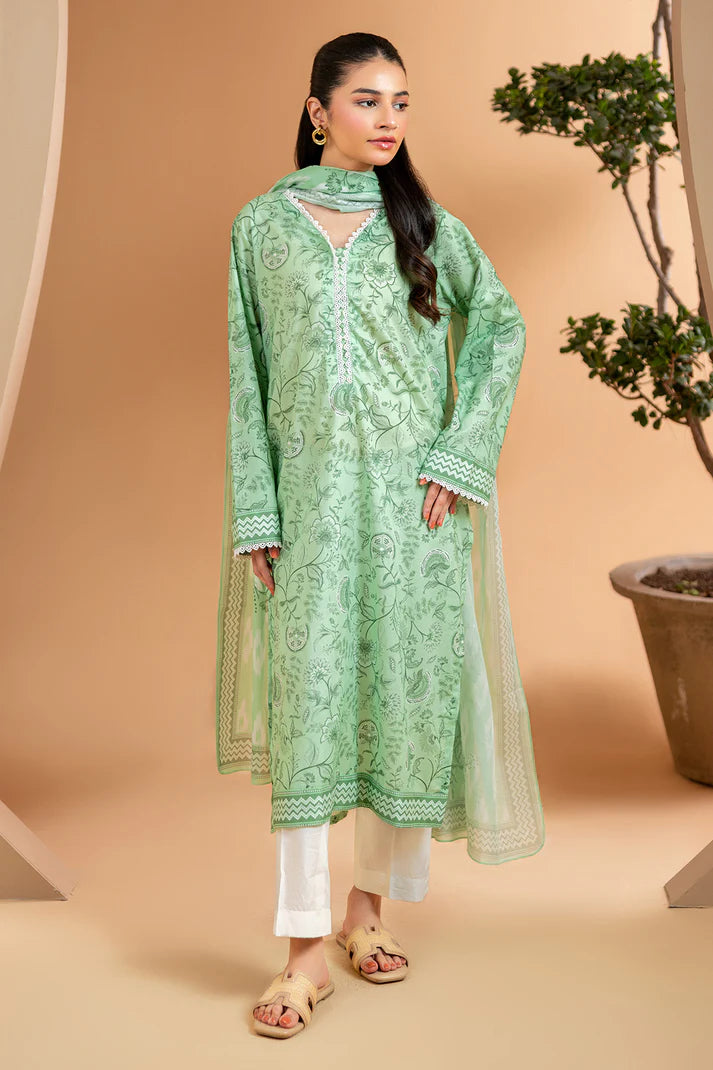 Aura Lawn Kurta & Dupatta – Women Pret