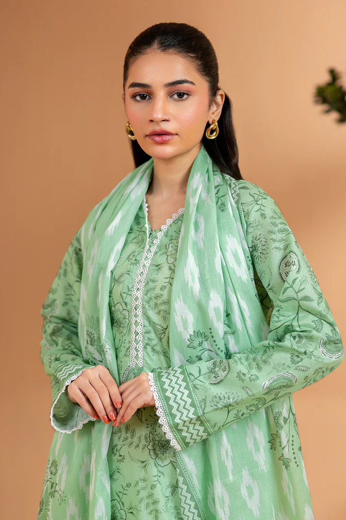 Aura Lawn Kurta & Dupatta – Women Pret