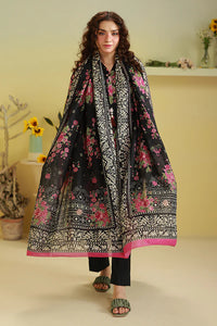 Aura Black Printed Lawn Kurta & Dupatta – Women Pret - Aura By Zuha
