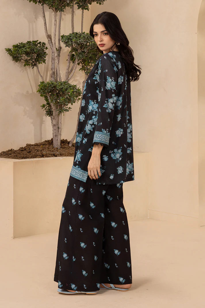 Aura 2-Piece Lawn Shirt & Cambric Shalwar – Black