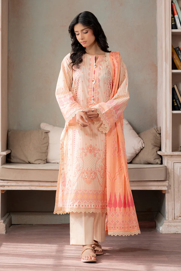 Aura 3-Piece Unstitched Summer Lawn Suit