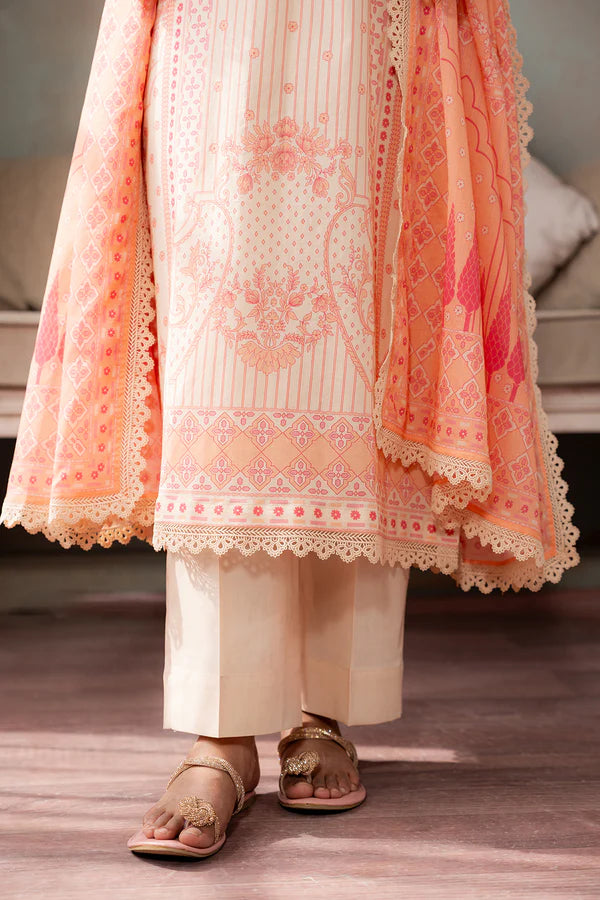 Aura 3-Piece Unstitched Summer Lawn Suit