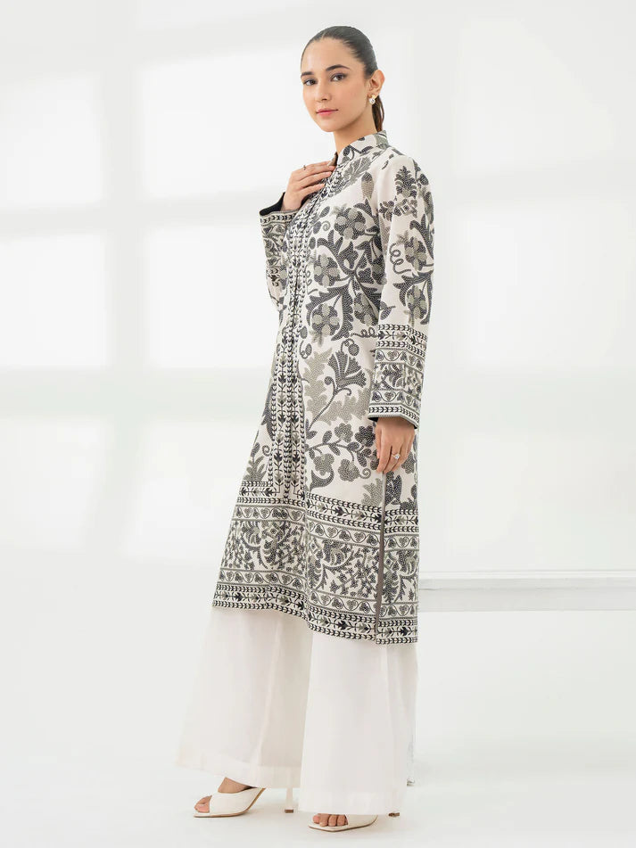 AURA Khaddar Shirt-Printed (Pret)