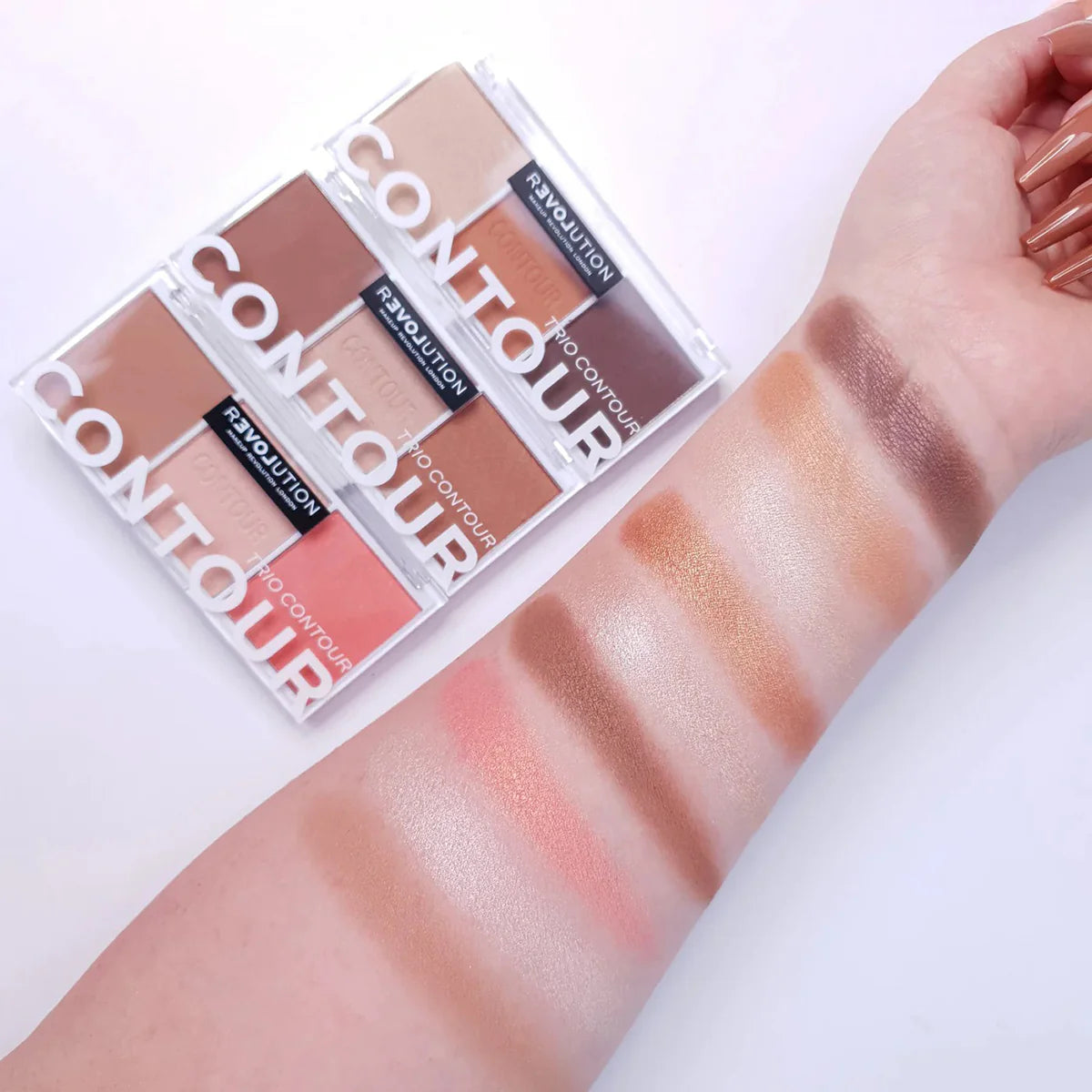 AURA Colour Play Contour Trio Palette Sugar
