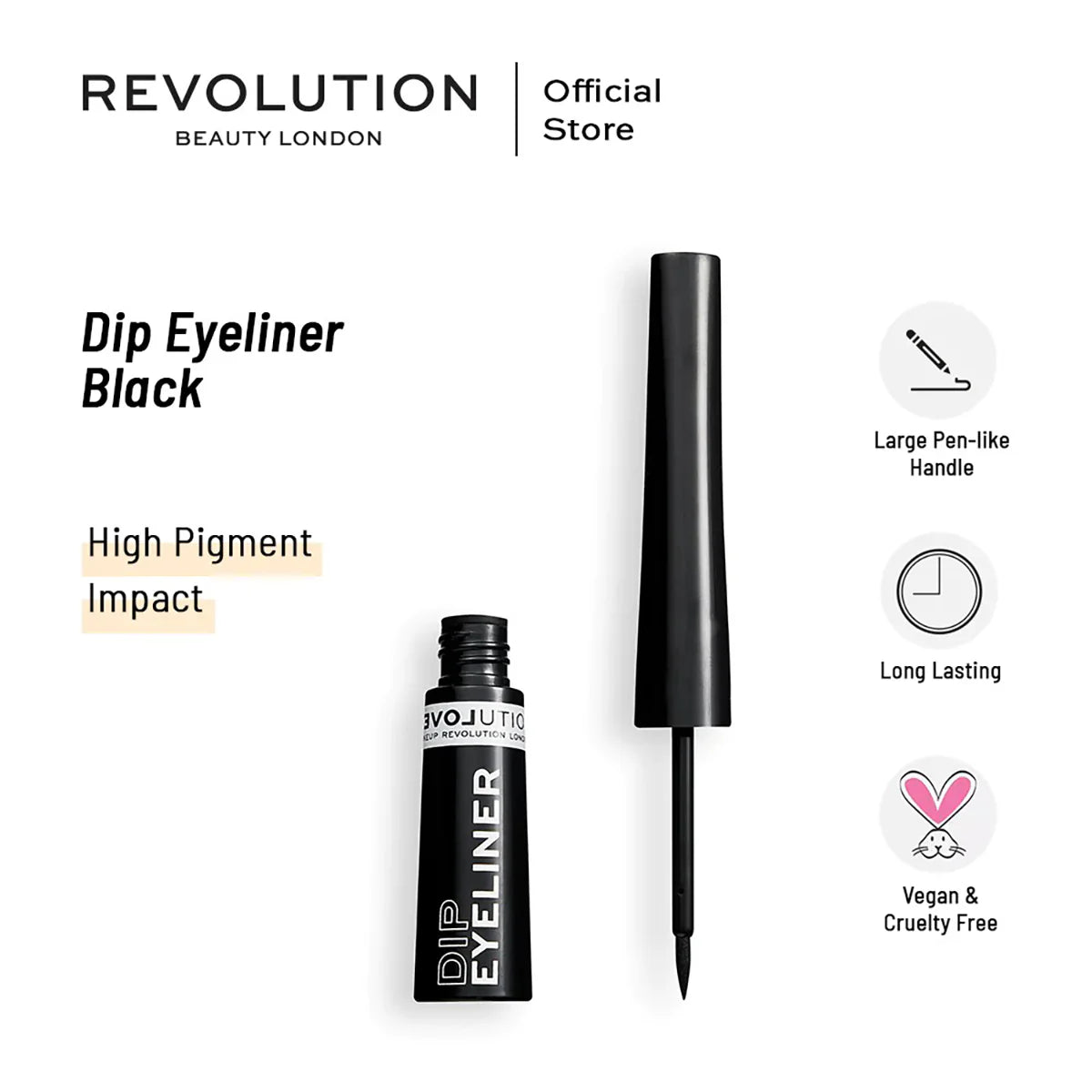 Aura Dip Eyeliner Black High Quality